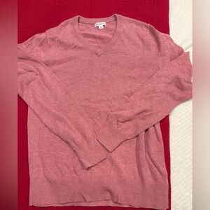 Men's Rose V-Neck Sweater